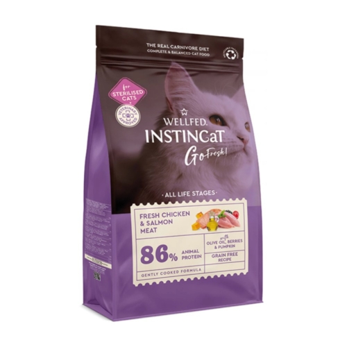 Wellfed Instincat Go Fresh Sterilised Chicken and Salmon