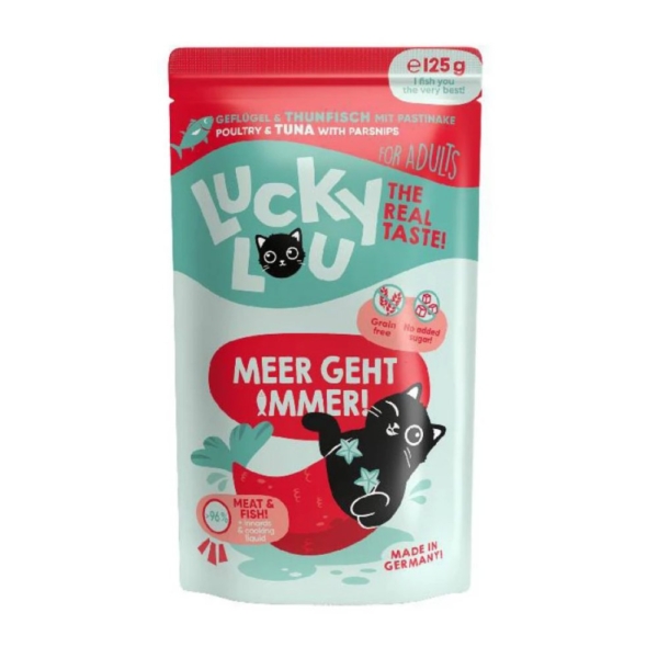 Lucky Lou LifeStage Adult Πουλερικά & Τόνος 125gr